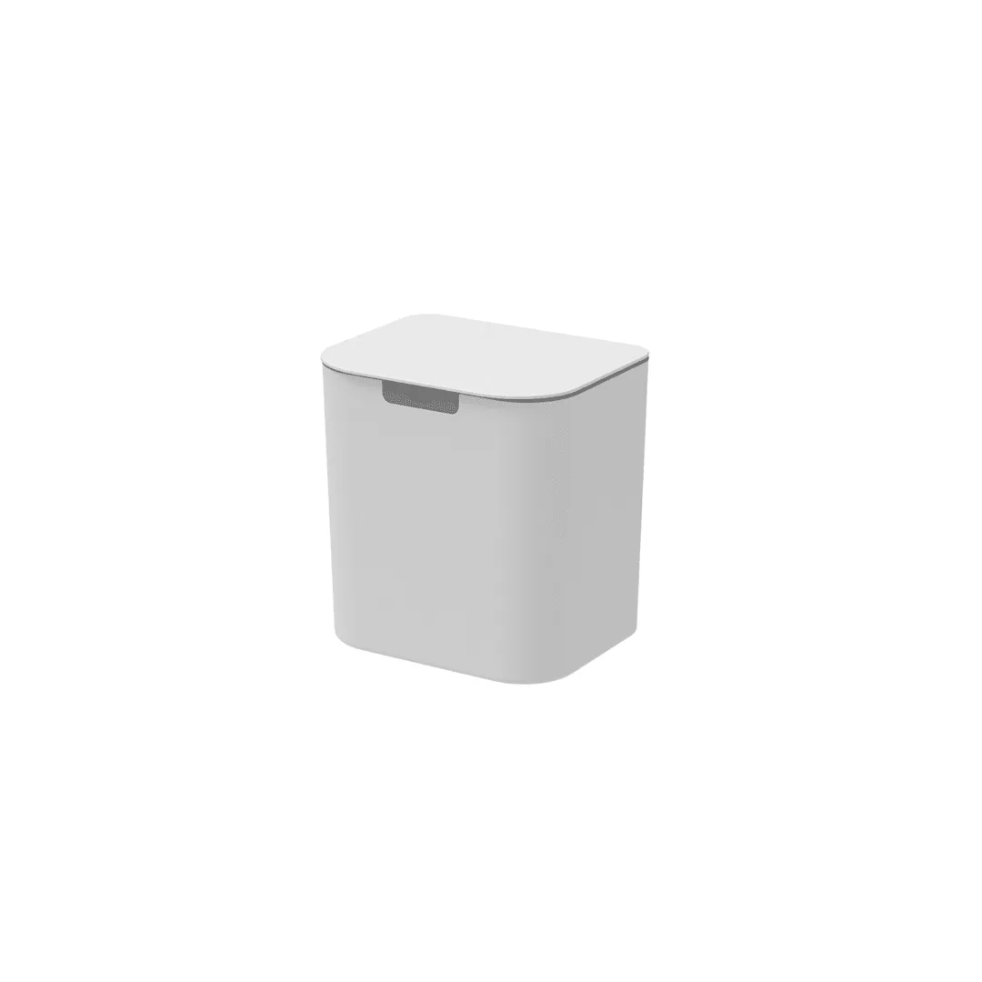 Basurero para Mesada y Pared Liv 5 Litros Blanco