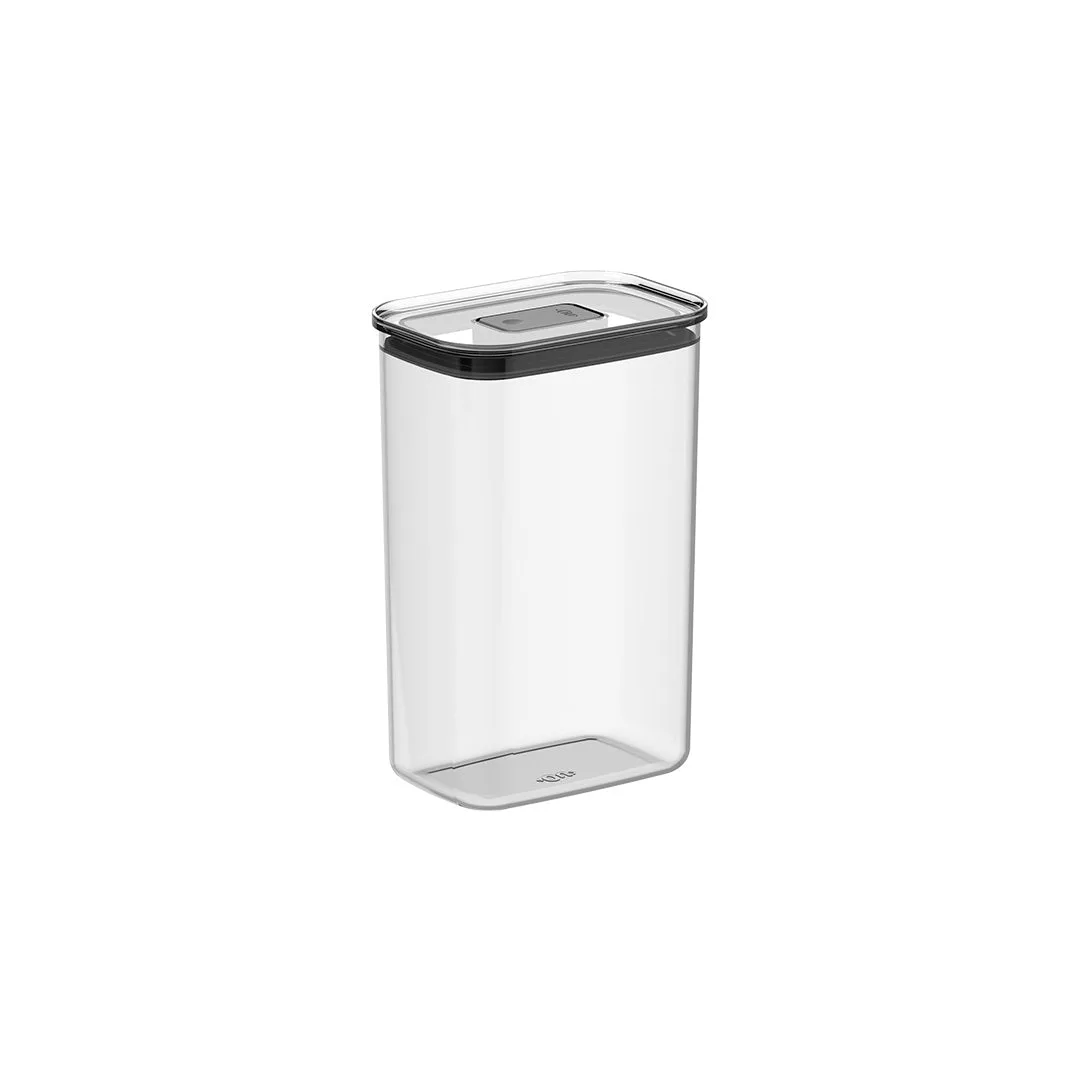 Pote Hermético Rectangular Ou Duo Lock Natural 2,3 Litros