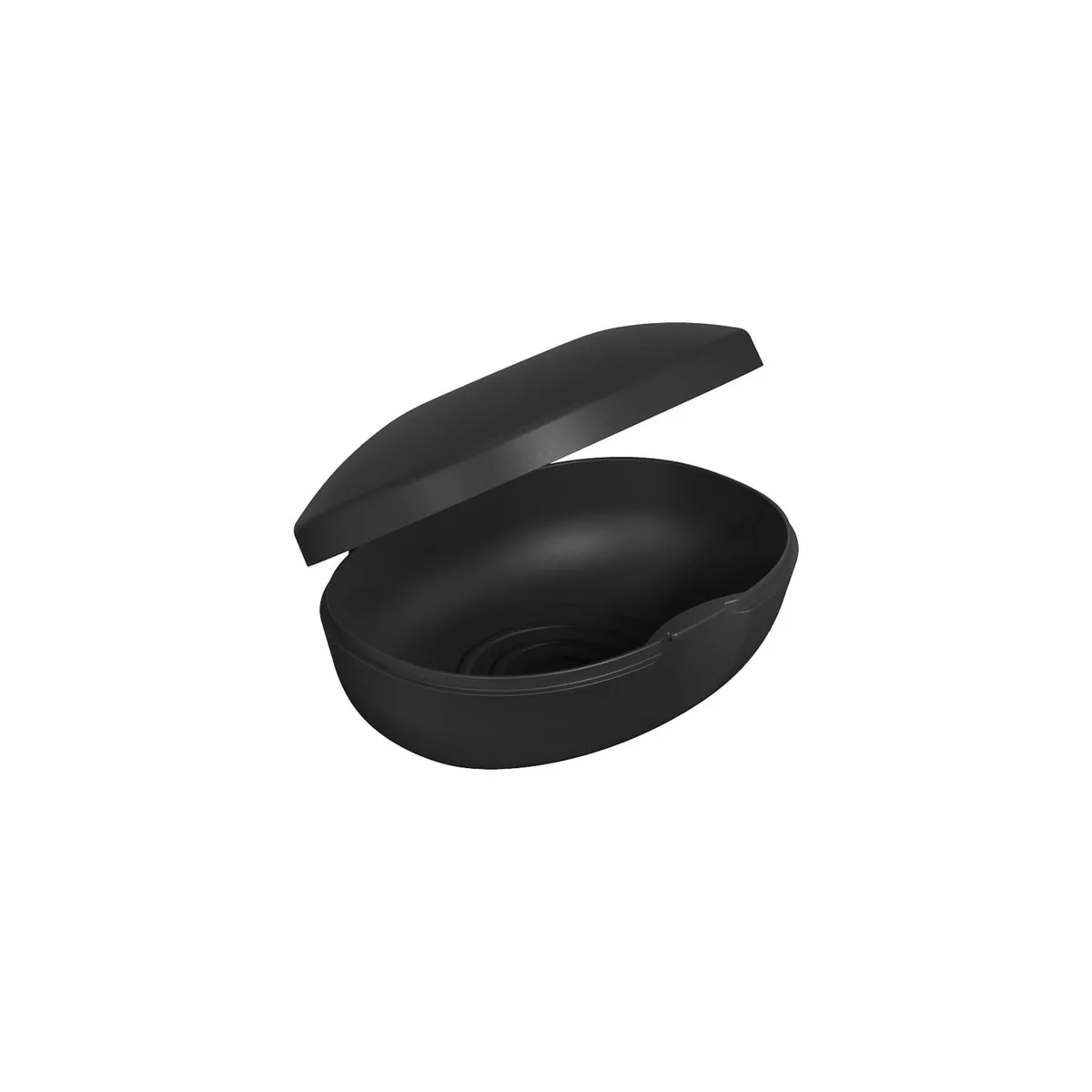 Jabonera Portátil de Viaje Ou Soft Negra